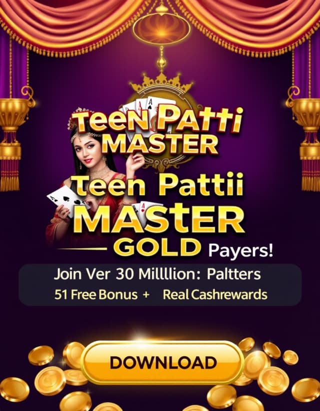 Teen Patti Master Gold Apk Banner